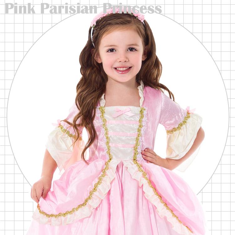 プリンセス ドレス ピンク コスチューム 100 125cm 女の子 ハロウィン 仮装 子供 衣装 コスプレ La Paranino 通販 Yahoo ショッピング