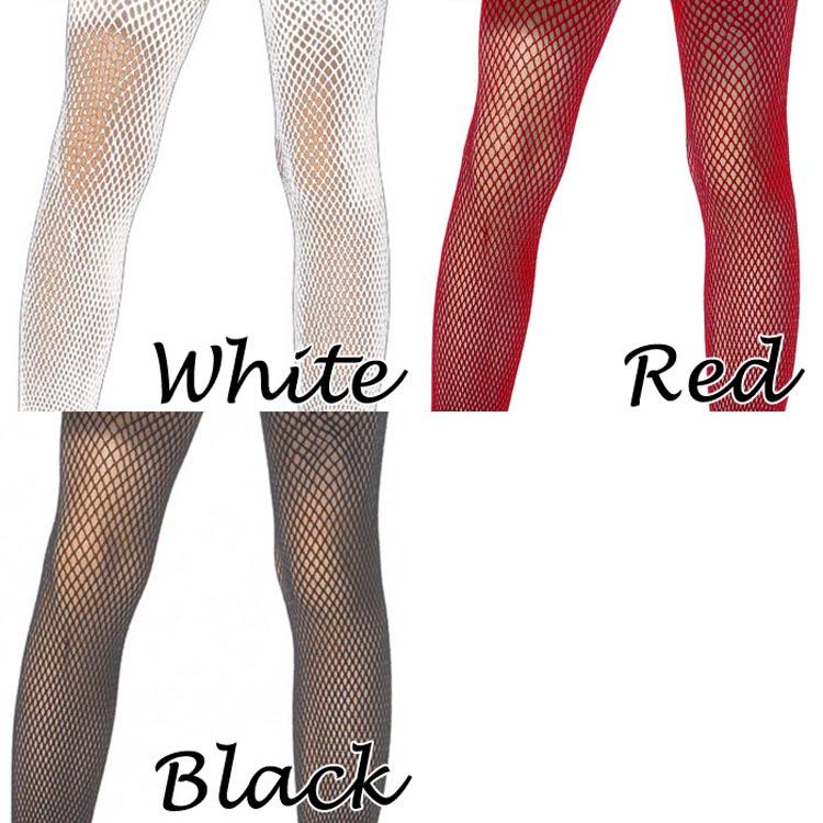 売切価格/ 子供用 ストッキング 網タイツ 80-130cm 子ども キッズ 赤