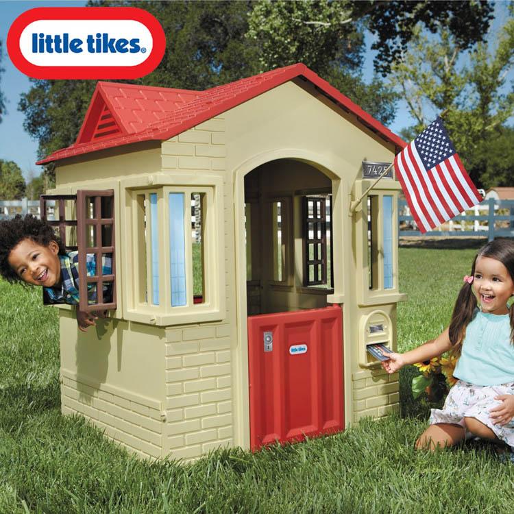 リトルタイクス ケープコテージ　プレイハウス　ブルー　little tikes Amazon | リトルタイクス ケープコテージ プレイハウス ブルー