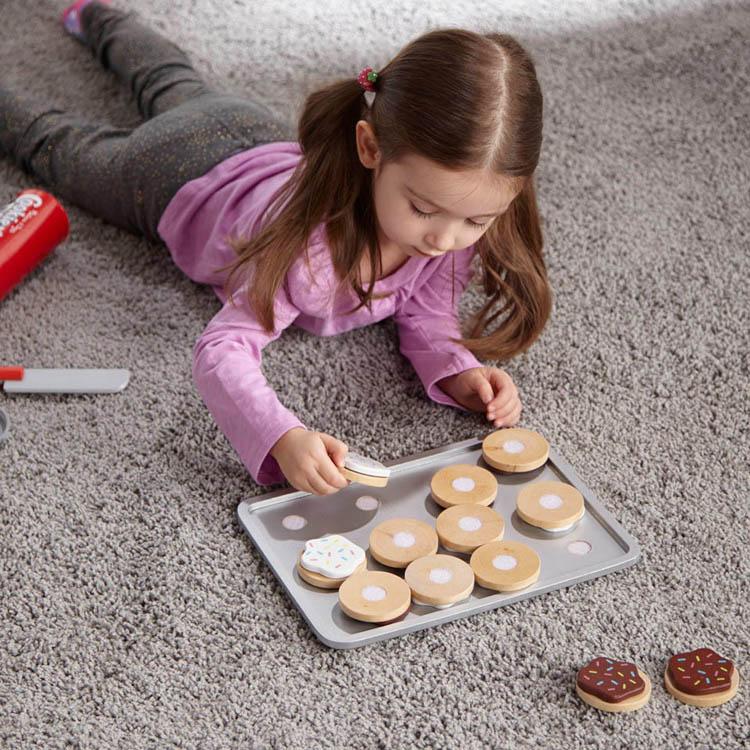 おままごと キッチン 木 おかし メリッサ＆ダグ スライス＆ベイク クッキーセット ままごと おもちゃ Melissa&Doug 4074｜paranino｜03