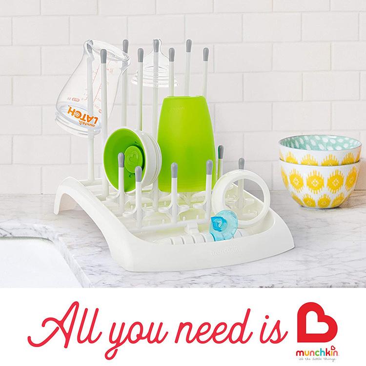 哺乳瓶 乾燥ラック 水切りラック 哺乳びんラック ドライラック 水切りラック ベビー用品 折りたたみ式 マンチキン Munchkin Mu Paranino 通販 Yahoo ショッピング