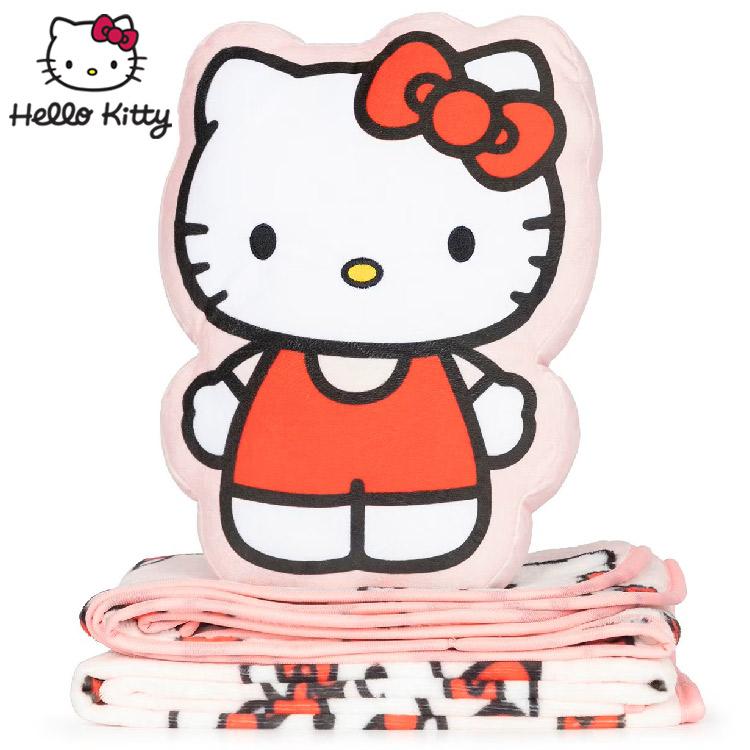 ハローキティ キティちゃん ブランケット ピローセット ぬいぐるみ お