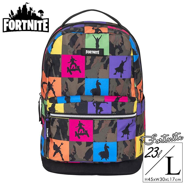 アウトレット品 リュックサック Fortnite フォートナイト カラフル Lサイズ 男の子 子供から大人まで 女の子 大きめ キャラクター リュック 通学バッグ
