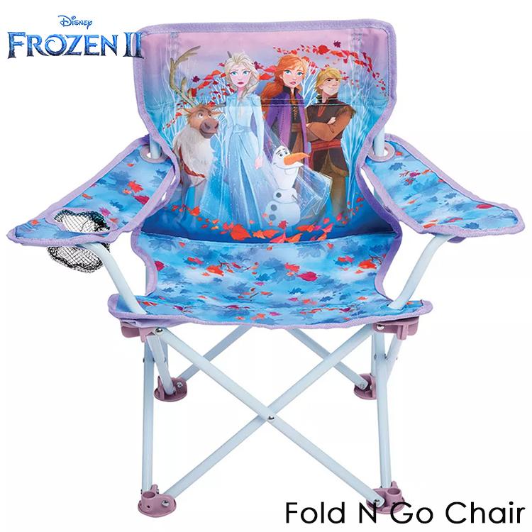 子ども アウトドアチェア ディズニー アナと雪の女王2 折りたたみ ドリンクホルダー付き １人用 椅子 キッズ チェアー 背もたれ Frozen2 N 4 Paranino 通販 Yahoo ショッピング