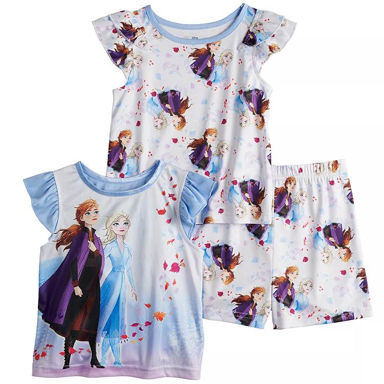 ディズニー アナと雪の女王2 パジャマ 3点セット 半袖 ハーフパンツ アナ雪 子供用 キャラクター 寝巻き 90 100 110 N Pjtssfz Paranino 通販 Yahoo ショッピング