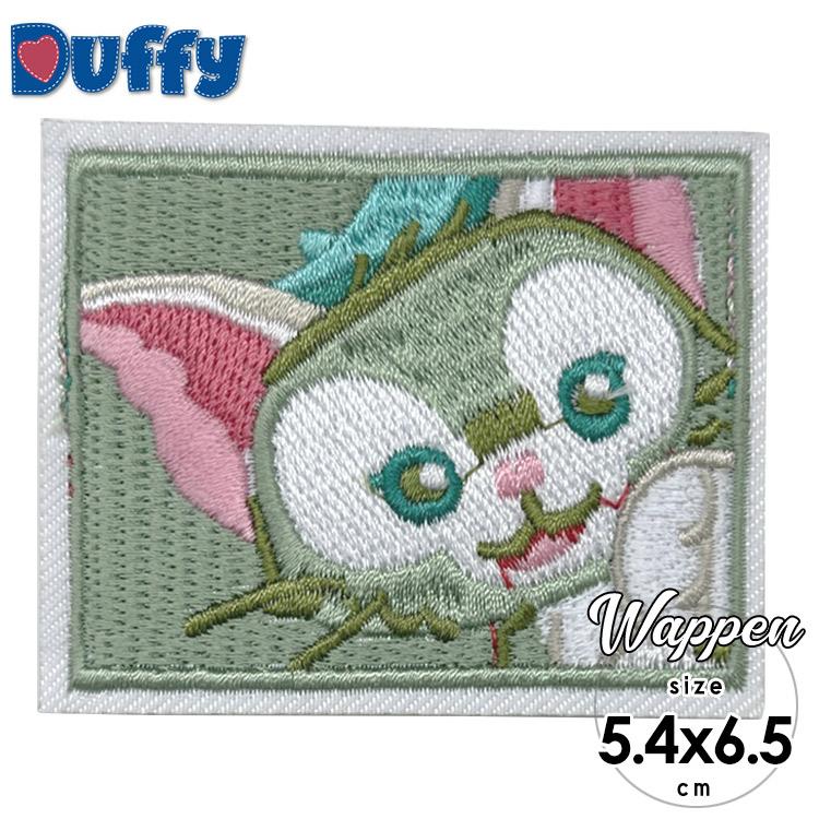 Disney（ディズニー） ワッペン ジェラトーニ スクエア 刺繍 アイロン