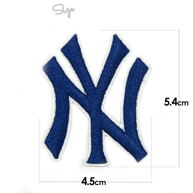 ワッペン NY ニューヨーク・ヤンキース ロゴ 刺繍 アイロン MLB ワッペン NY ニューヨーク・ヤンキース ロゴ 刺繍 アイロン MLB