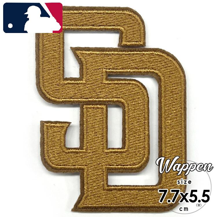 ワッペン サンディエゴ・パドレス ロゴ 刺繍 アイロン MLB