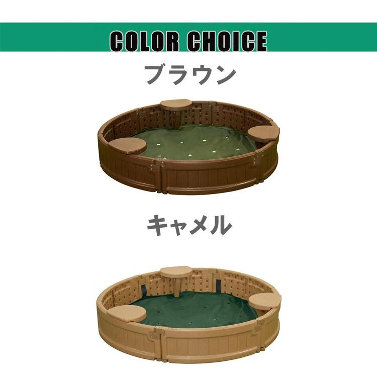 レビュー特典あり/ 砂場 蓋付き サンドボックス 砂場枠 カバー シート