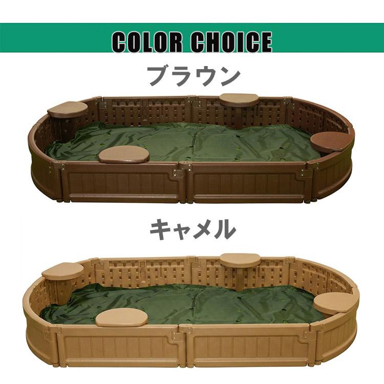 レビュー特典あり/ 砂場 蓋付き サンドボックス 砂場枠 カバー シート
