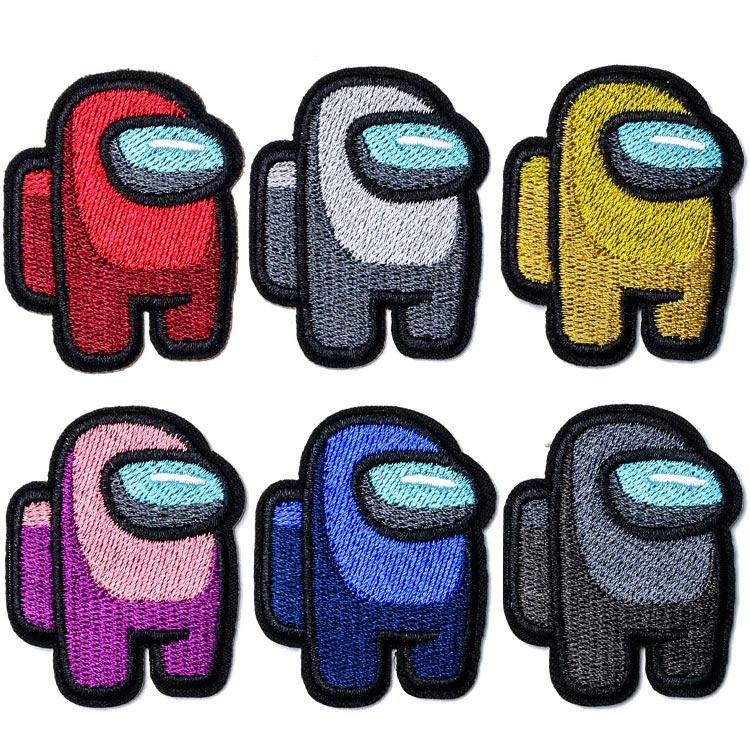 ワッペン アマング・アス 刺繍 アイロン キャラクター アマングアス 