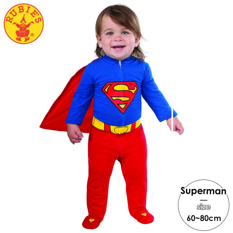 スーパーマン ロンパース コスチューム 60 80cm 男の子 女の子 ベビー ルービーズ ハロウィン 仮装 子供 衣装 コスプレ R 7601 Paranino 通販 Yahoo ショッピング