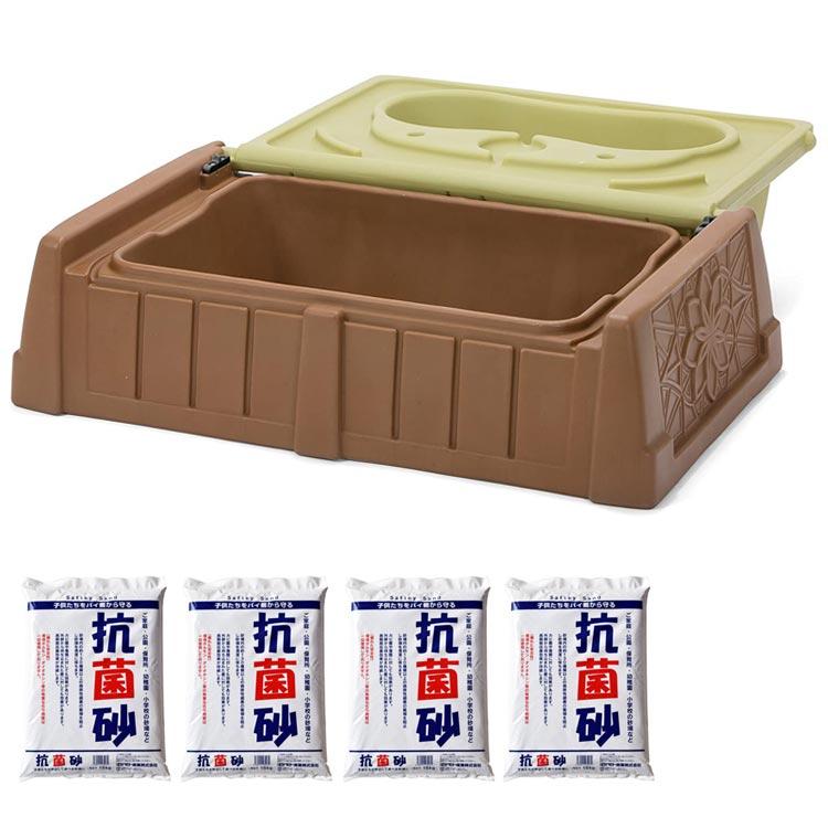 サンド & ウォーター サンドボックス ベンチ 蓋付き 抗菌砂 15kg サンド & ウォーター サンドボックス ベンチ 蓋付き 抗菌砂 15kg