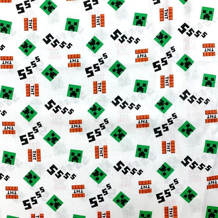 10cm単位 続けてカット マインクラフト 生地 アイコン クリーパー 総柄 コットン プリント キャラクター 男の子 布 手作り 手芸 輸入 Sps 759a6715 Paranino 通販 Yahoo ショッピング