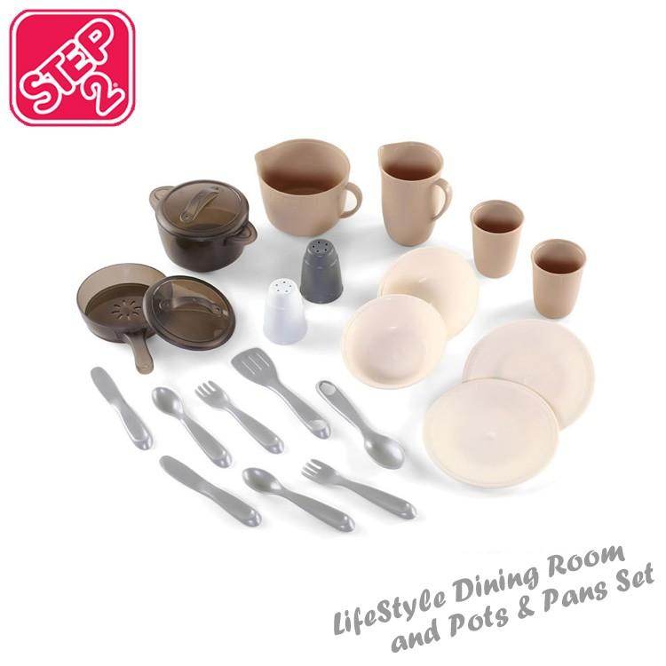 Step2 ダイニング ポット パンセット ままごと 小物 セット 鍋 皿 カトラリー Step2 Stp Paranino 通販 Yahoo ショッピング