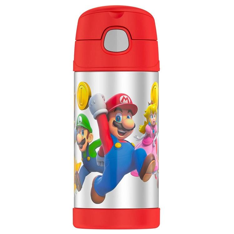 サーモス ステンレス ストロー 水筒 スーパーマリオ ルイージ マリオ キャラクター Thermos ステンレス水筒 350ml Th F4019mbg6 Paranino 通販 Yahoo ショッピング
