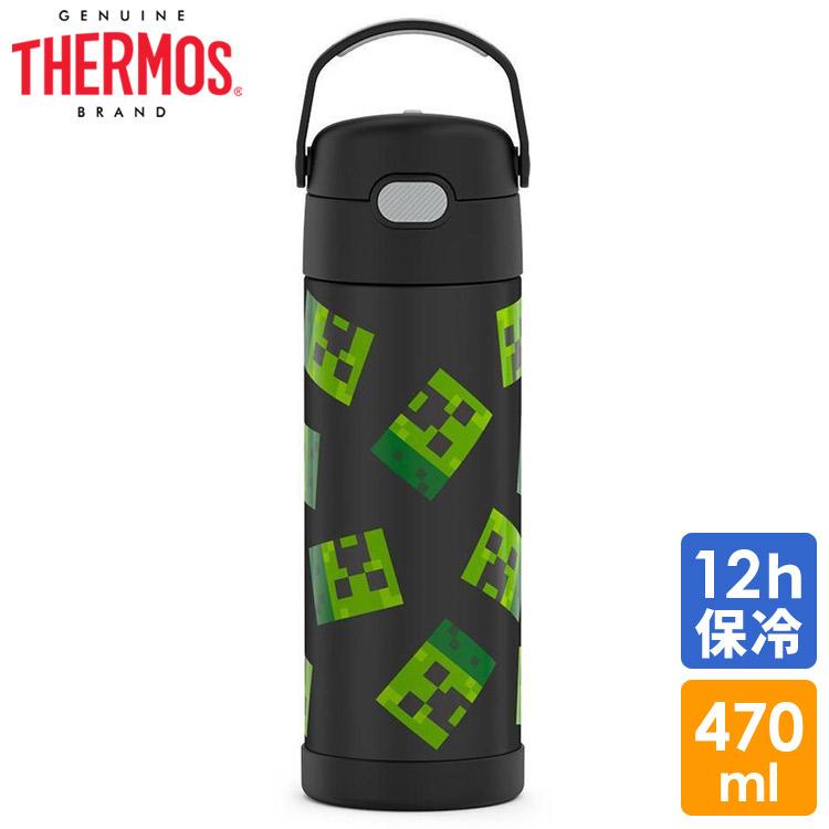 THERMOS（サーモス） ステンレス 水筒 マインクラフト クリーパー 直