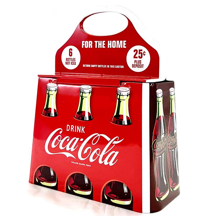 コカ・コーラ ハンドル キャリー ボトル缶 デザイン コカコーラ ブリキ缶 ブランド オシャレ Coca Cola｜paranino｜05