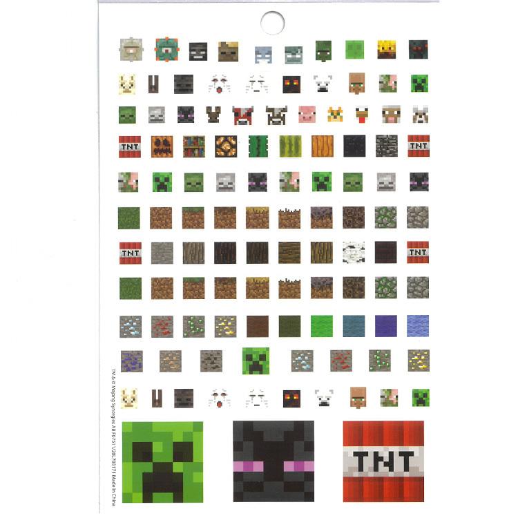 マインクラフト ステッカーセット シール 立体シール Minecraft Ufz Paranino 通販 Yahoo ショッピング