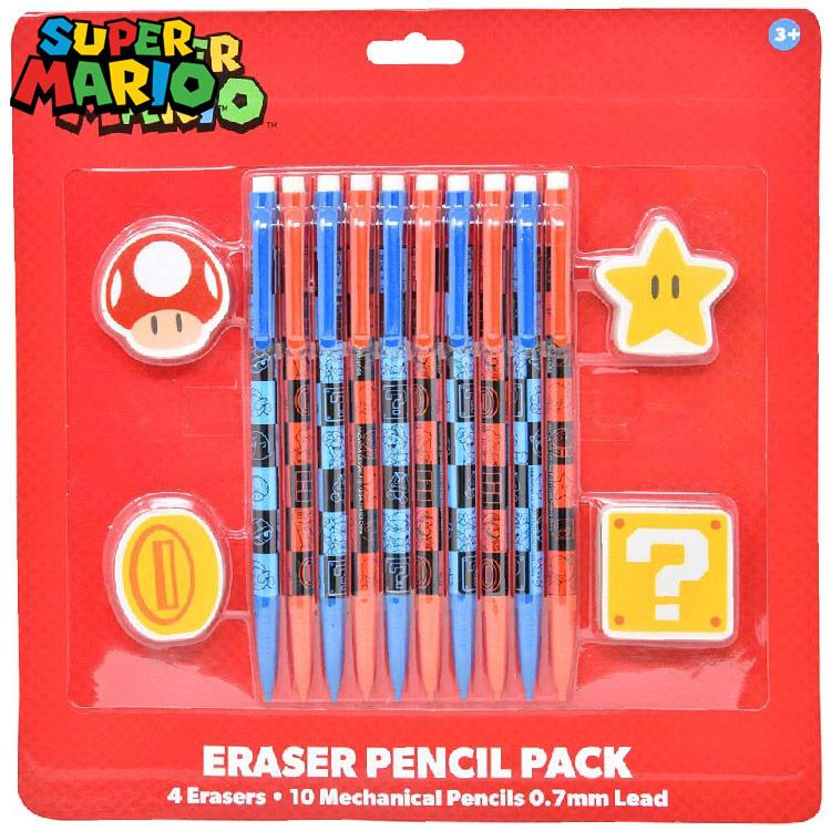 セット割/ スーパーマリオ シャーペン 0.7mm シャープペン 10本 文具