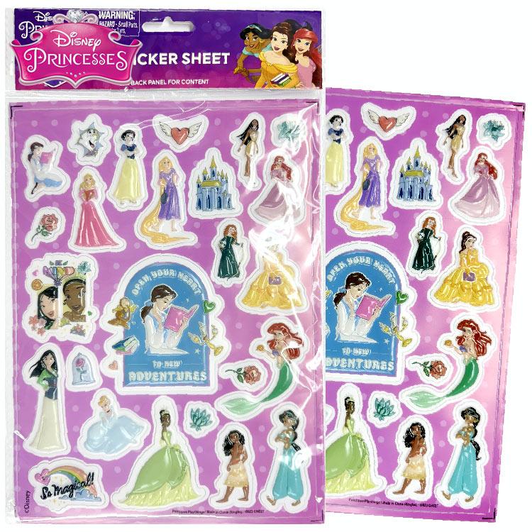 Disney（ディズニー） プリンセス プクプク シール ぷっくり 25カット