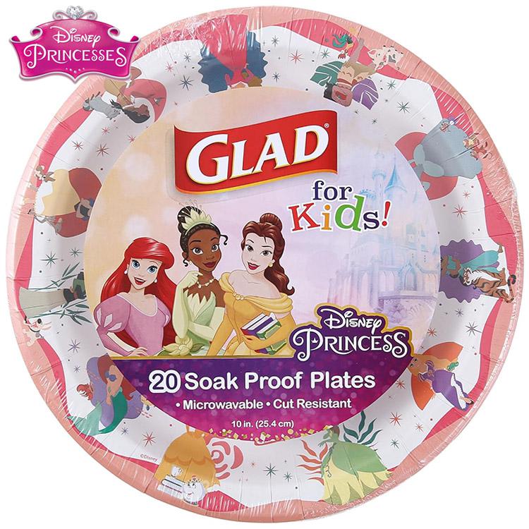 Disney（ディズニー） 紙皿 プリンセス 20枚 25.4cm ペーパープレート