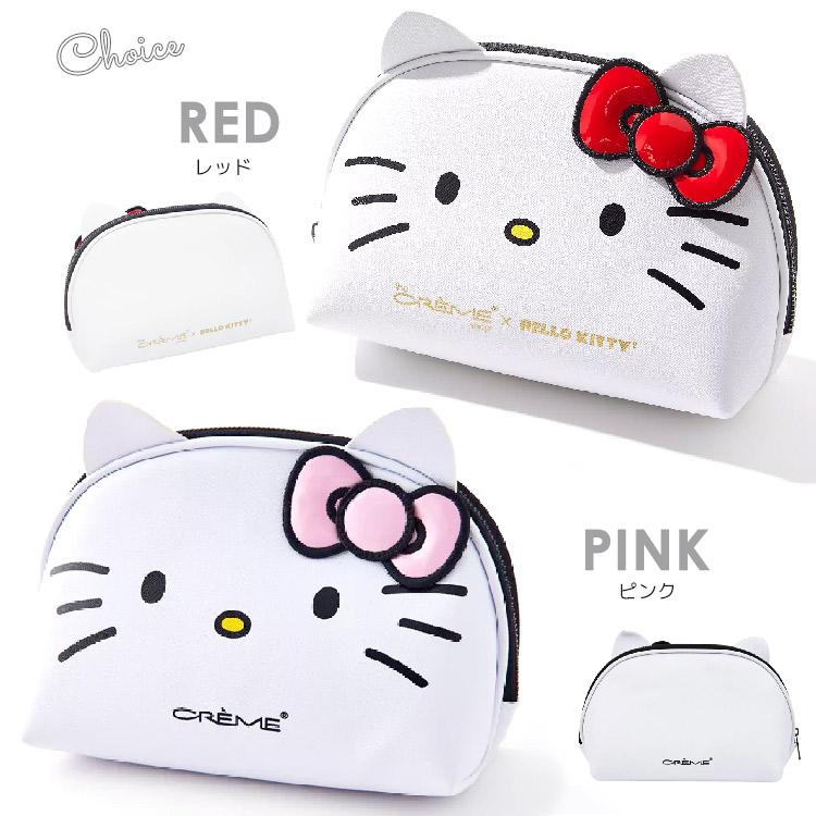 sanrio（サンリオ） ハローキティ コスメポーチ 大容量 ポーチ 大きめ