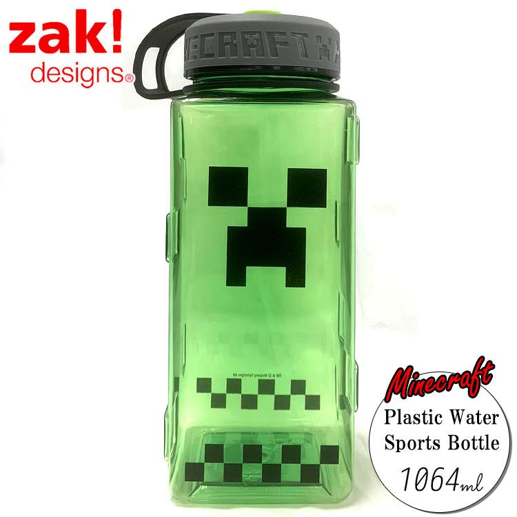 水筒 マインクラフト クリーパー 直のみ 1064ml ウォーターボトル 大
