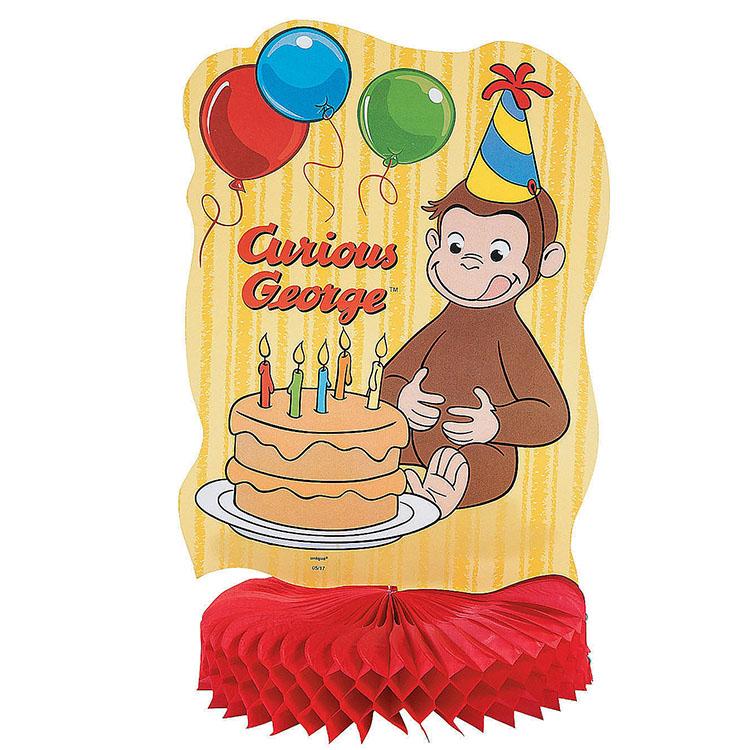 おさるのジョージ テーブル デコレーション テーブルデコ 誕生日飾り付け 室内装飾 バースデー キャラクター Curious George Un Paranino 通販 Yahoo ショッピング