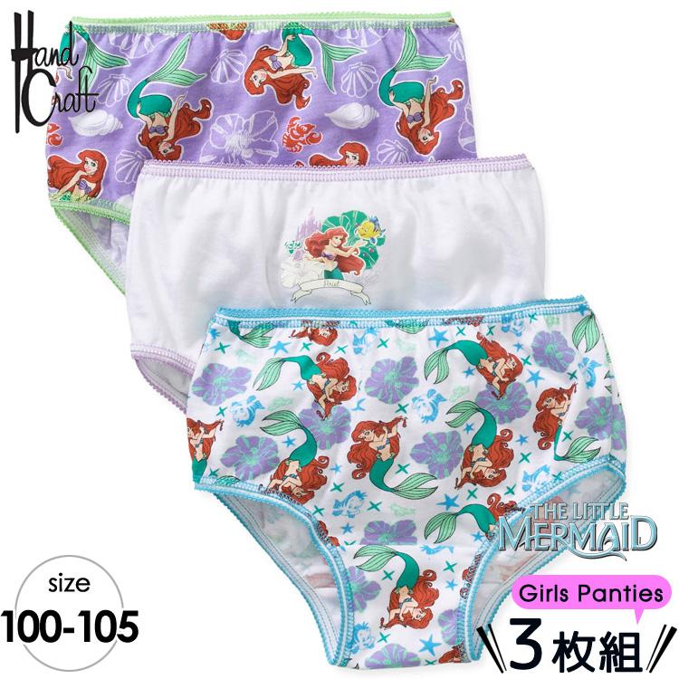 ショーツ 子供 ディズニー リトルマーメイド アリエル 3枚組み 女児 キッズ 下着 子ども用 パンツ Disney Y Uw G3p Ar Paranino 通販 Yahoo ショッピング