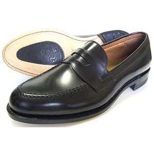 British Classic 本革底 ローファー ビジネスシューズ（革靴 紳士靴）黒/グッドイヤーウェルト製法・日本製｜parashoe