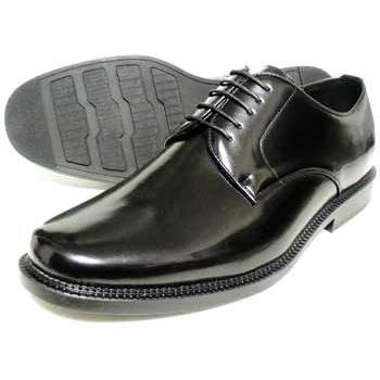 BELOUOMO プレーントゥ ビジネスシューズ（大きいサイズ 紳士靴）黒 4E（EEEE）28cm（28.0cm） 29cm（29.0cm） 30cm（30.0cm）