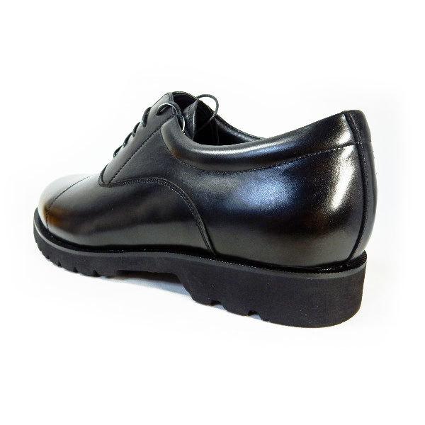 匠（TAKASHI）本革 内羽根ストレートチップ ビジネスシューズ黒 G