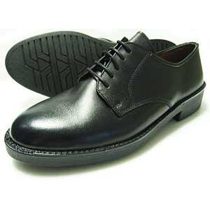 Mr.Cornell 本革 プレーントゥ ビジネスシューズ（小さいサイズ 革靴 紳士靴）黒 22cm（22.0cm） 22.5cm 23cm（23.0cm） 23.5cm 24cm（24.0cm）｜parashoe
