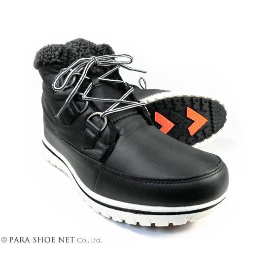 Dect ナイロン防寒ムートンブーツ 防水・防滑ソール 黒 3E（EEE）28cm（28.0cm）29cm（29.0cm）/大きいサイズ・雪道・凍結