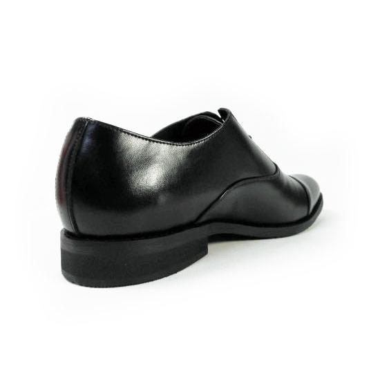 PARASHOE 本革 内羽根ストレートチップ ビジネスシューズ 黒 PARASHOE 本革 内羽根ストレートチップ ビジネスシューズ 黒