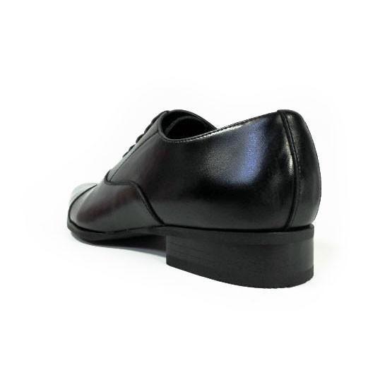 PARASHOE 本革 ストレートチップ ビジネスシューズ 黒 3E 27.5cm、28cm