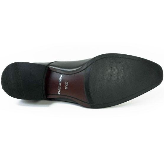 PARASHOE 本革 ストレートチップ ビジネスシューズ 黒 3E 27.5cm、28cm