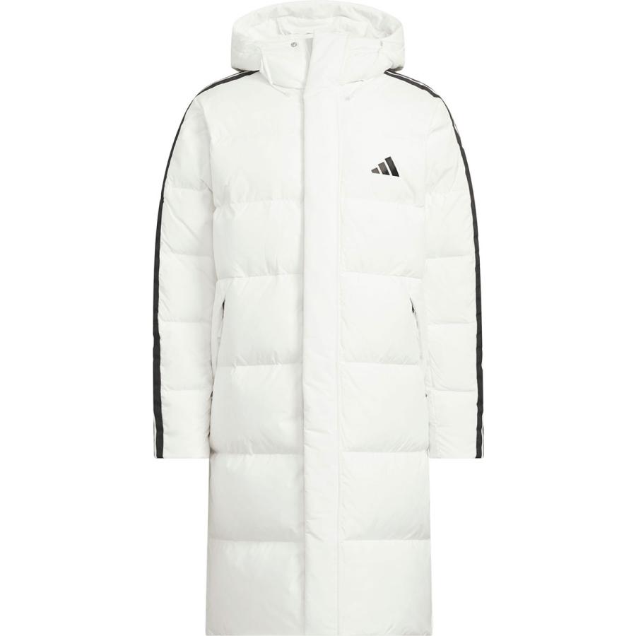 極美品　アディダス ロングダウンフェザーコート　ベンチコート　フィールドコート adidas（アディダス） メンズ レディース ロング丈 ダウンジャケット