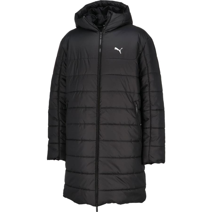 PUMA（プーマ） メンズ ベンチコート ロングコート ESS フーデッド