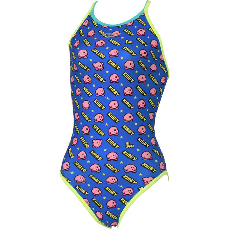 メール便OK 2026SS レディース スイミング  星のカービィ カービィコラボ 水着レディース競泳用 ウェア SPEEDO(スピード) STW02603_1