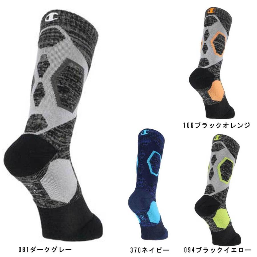 メール便ok Champion チャンピオン から厳選した C3kb771s Pg Grip Socks ミドル 丈 バスケット グリップ 靴下 ソックス Middle