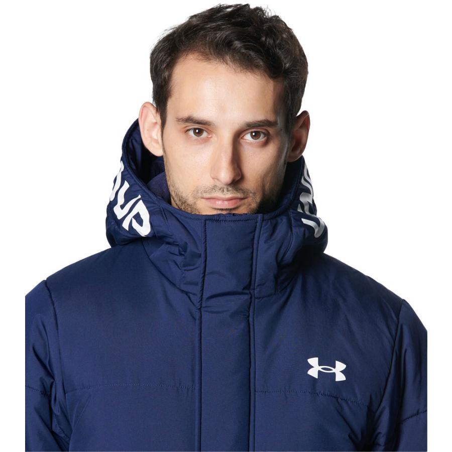 UNDER ARMOUR(アンダーアーマー) 1381350 メンズ UAロゴ ロングコート ベンチコート スポーツ観戦｜paraspo｜04