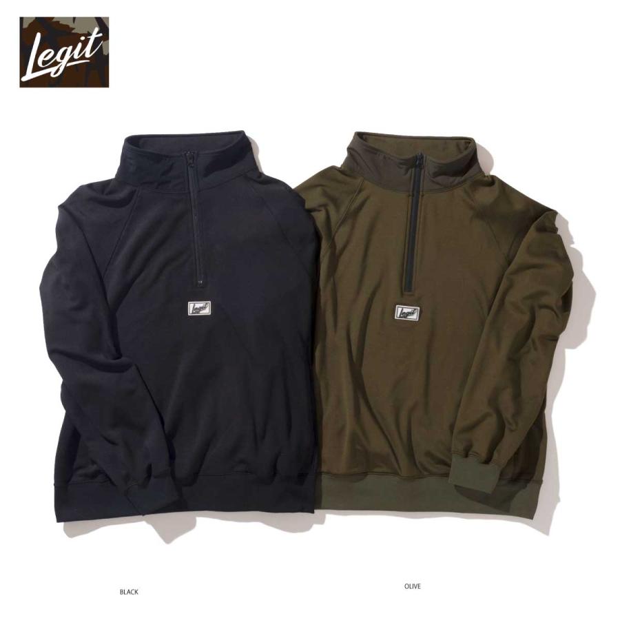 LUSTER FLEECE 1/2 ZIP ハーフジップ フリースジャケット バスケ LEGIT