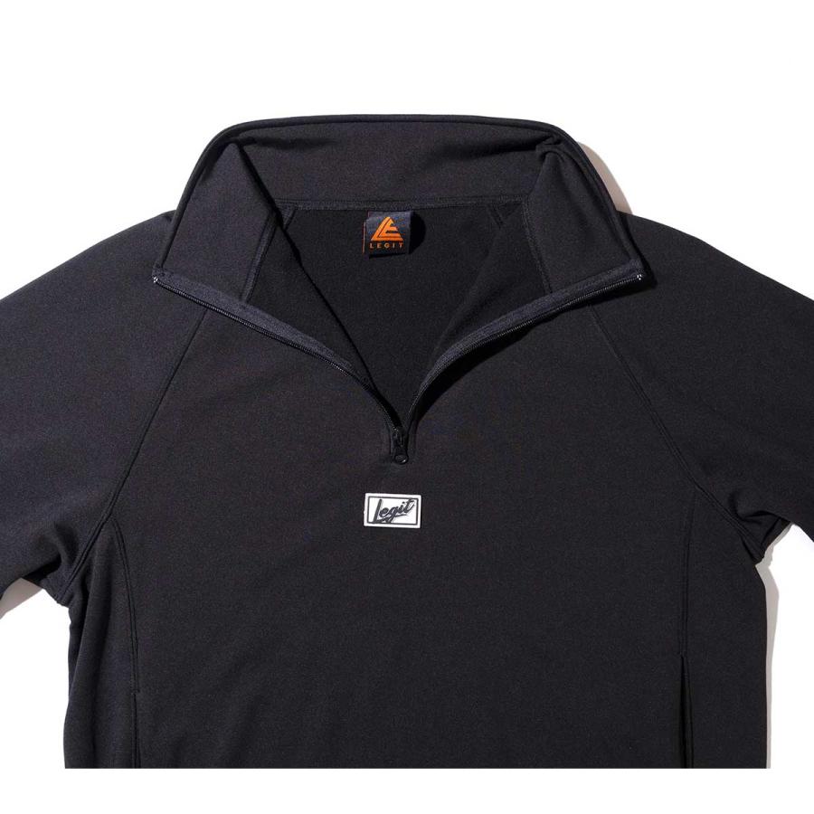 LUSTER FLEECE 1/2 ZIP ハーフジップ フリースジャケット バスケ LEGIT
