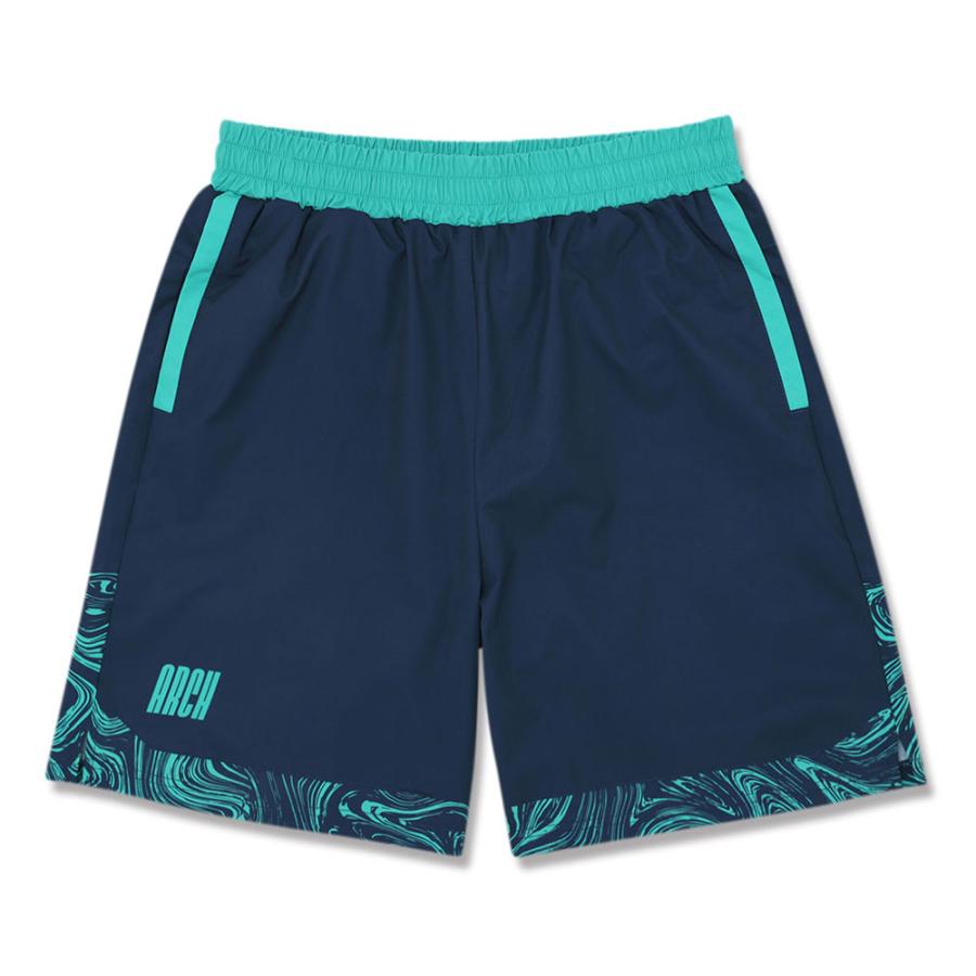 メール便OK Arch(アーチ) B125-101 Arch marble section shorts バスケ
