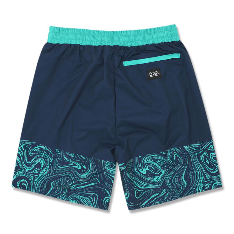 メール便OK Arch(アーチ) B125-101 Arch marble section shorts バスケ