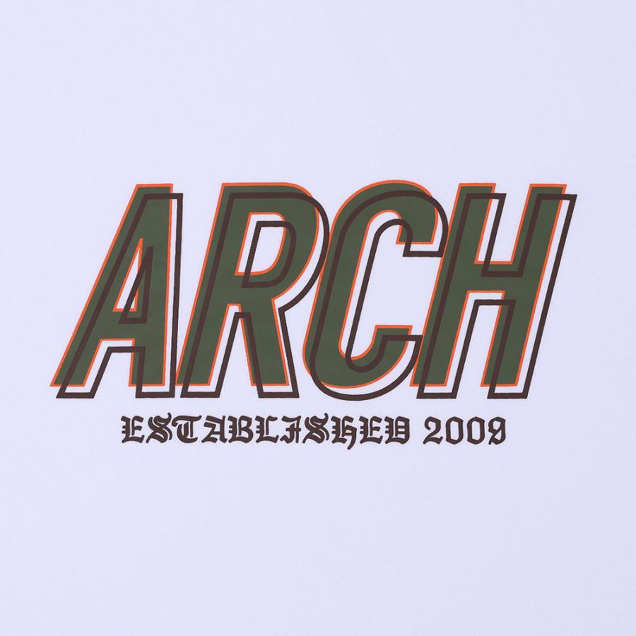ユニセックス バスケ 長袖Tシャツ ロンT Arch shade logo L/S tee Arch