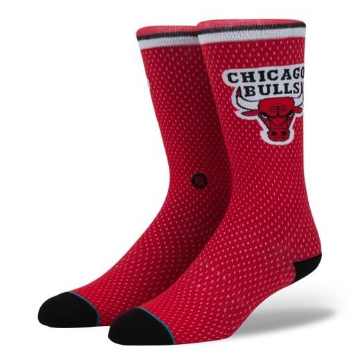 スタンス ソックス STANCE M545D17BUL BULLS JERSEY バスケットボール クルーソックス NBA ブルズ｜paraspo