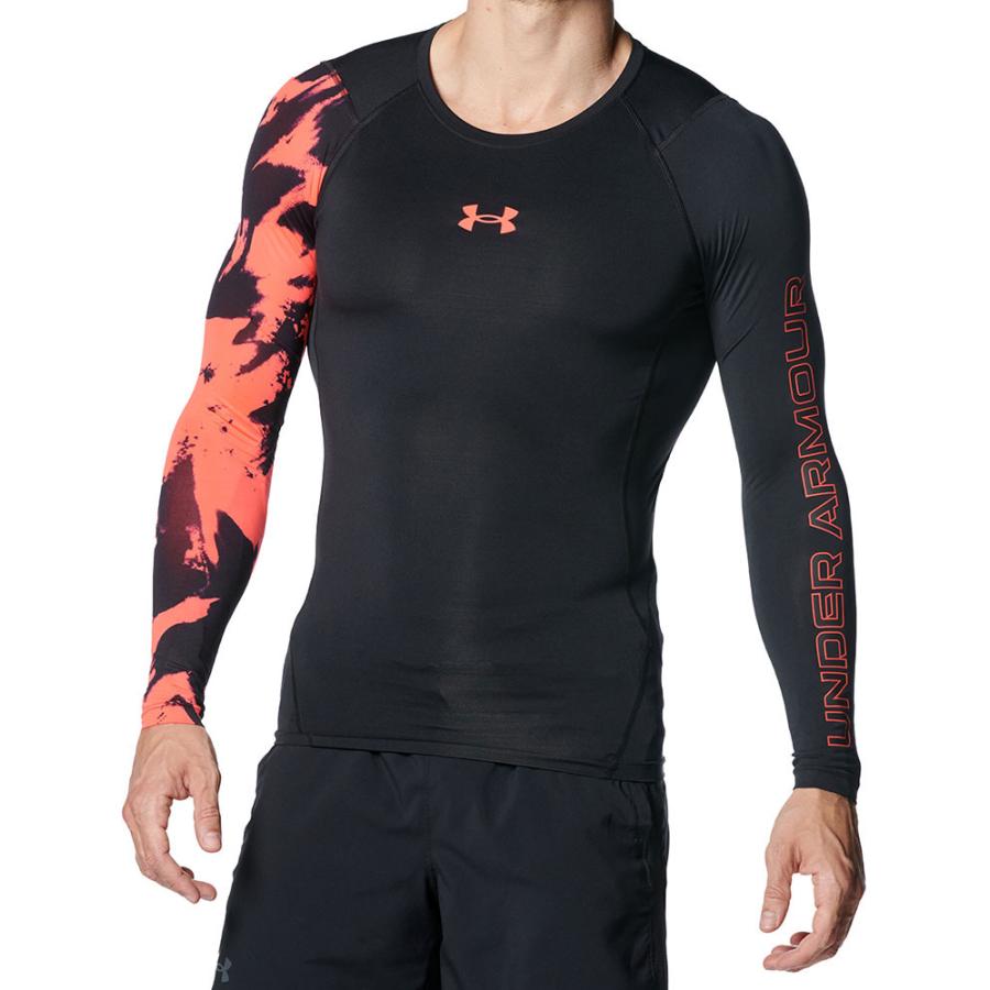UNDER ARMOUR (アンダーアーマー) 1381355 メンズ UAヒートギアアーマー コンプレッション ノベルティ ロングスリーブ シャツ